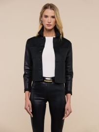 Janelle Coated Jean Jacket at L'Agence